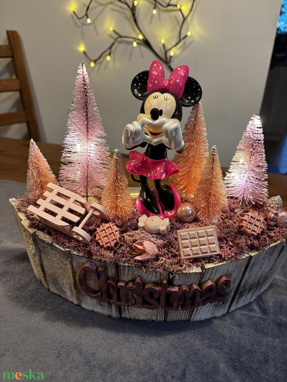  Disney   asztal disz  - karácsony - karácsonyi lakásdekoráció - ünnepi asztaldekoráció - Meska.hu