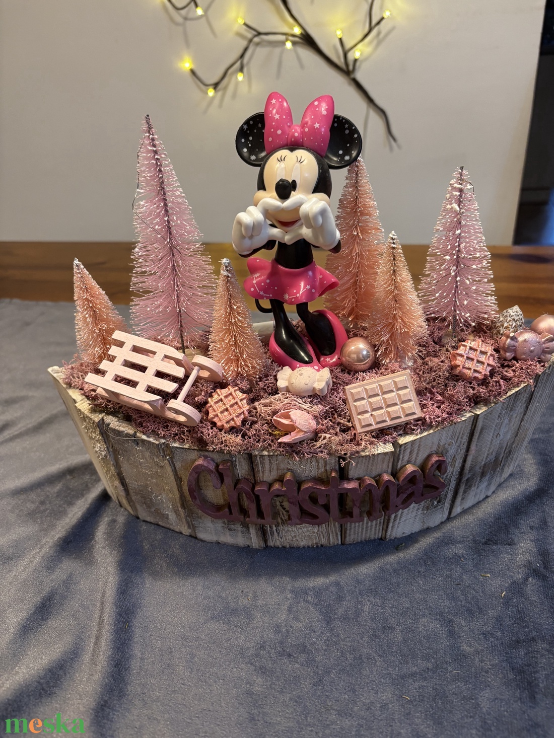  Disney   asztal disz  - karácsony - karácsonyi lakásdekoráció - ünnepi asztaldekoráció - Meska.hu