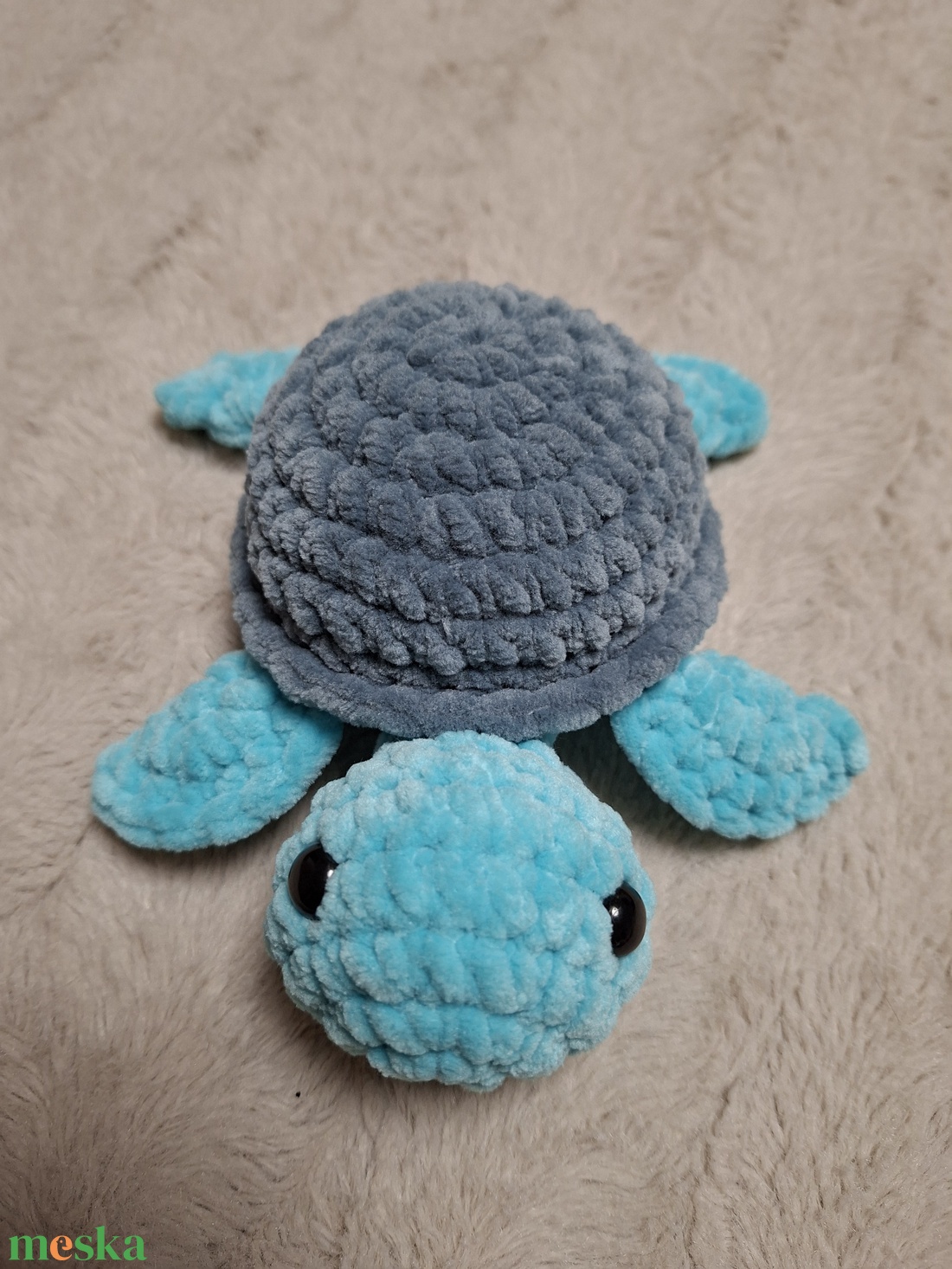 Horgolt plüss kis teknős - játék & sport - plüssállat & játékfigura - teknős - Meska.hu