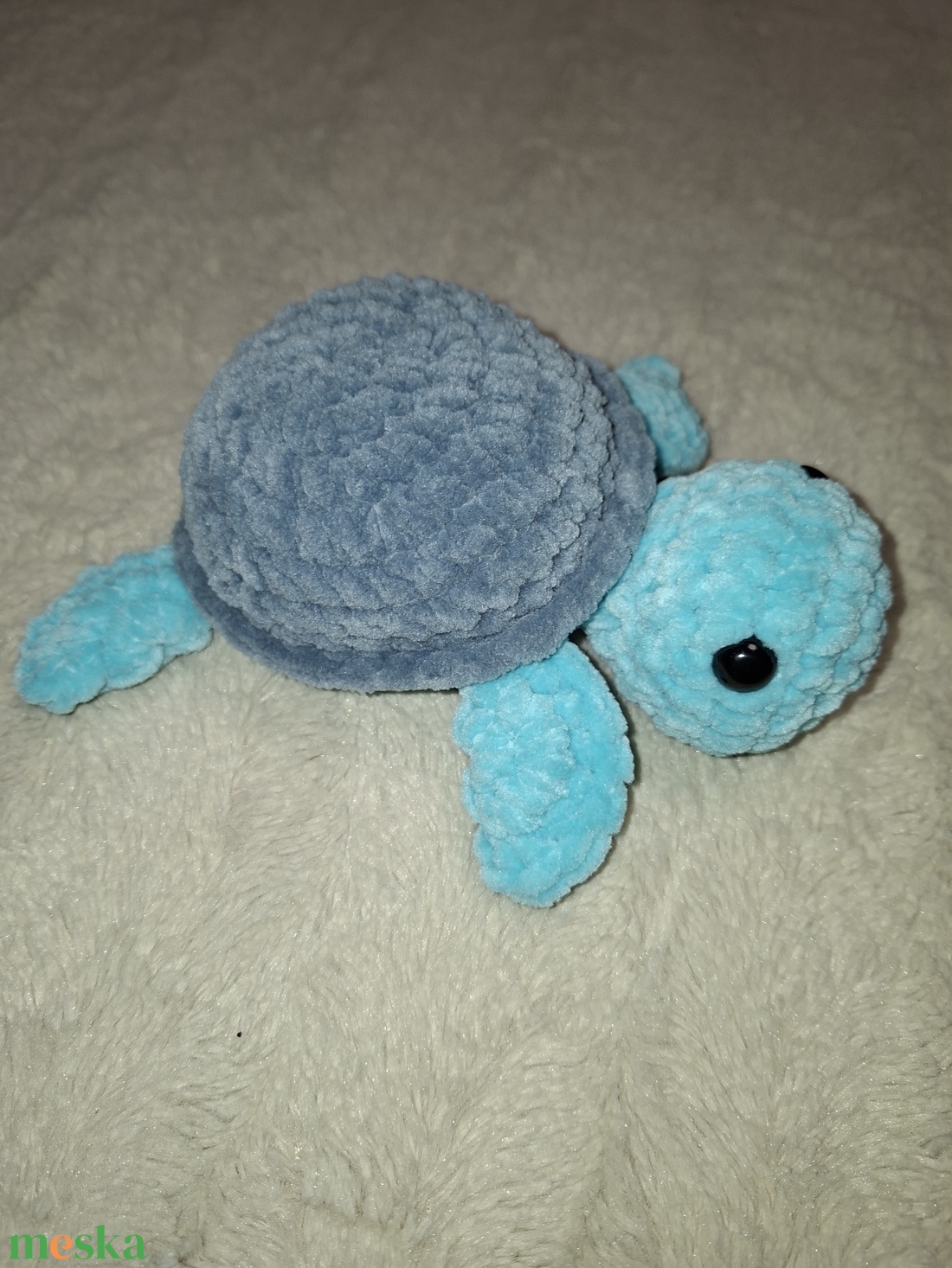 Horgolt plüss kis teknős - játék & sport - plüssállat & játékfigura - teknős - Meska.hu