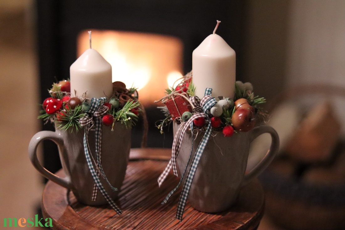 Adventi, karácsonyi bögre asztaldísz, dekoráció - karácsony - adventi díszek - adventi ajtódísz - Meska.hu Adventi, karácsonyi bögre asztaldísz, dekoráció - karácsony - adventi díszek - adventi ajtódísz - Meska.hu