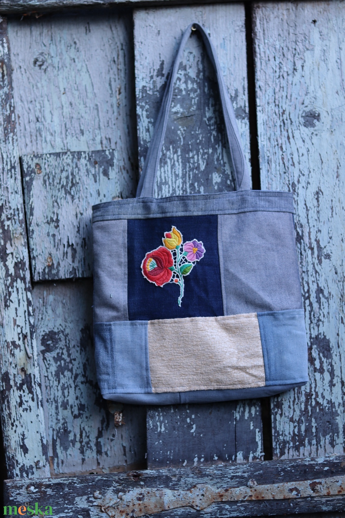 Újrahasznosított farmertáska, szatyor, bevásárlótáska - táska & tok - bevásárlás & shopper táska - shopper, textiltáska, szatyor - Meska.hu Újrahasznosított farmertáska, szatyor, bevásárlótáska - táska & tok - bevásárlás & shopper táska - shopper, textiltáska, szatyor - Meska.hu