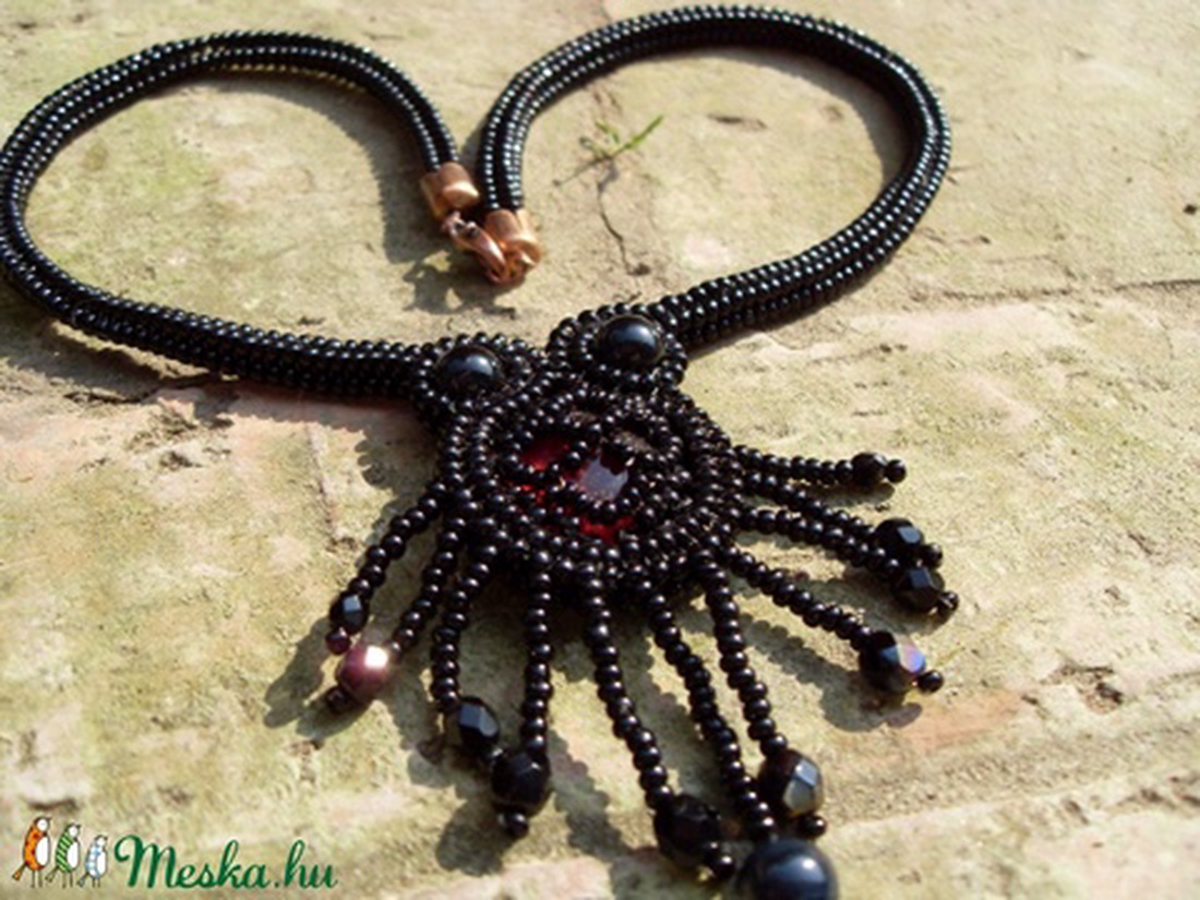 Keresztespók nyaklánc -  - Meska.hu