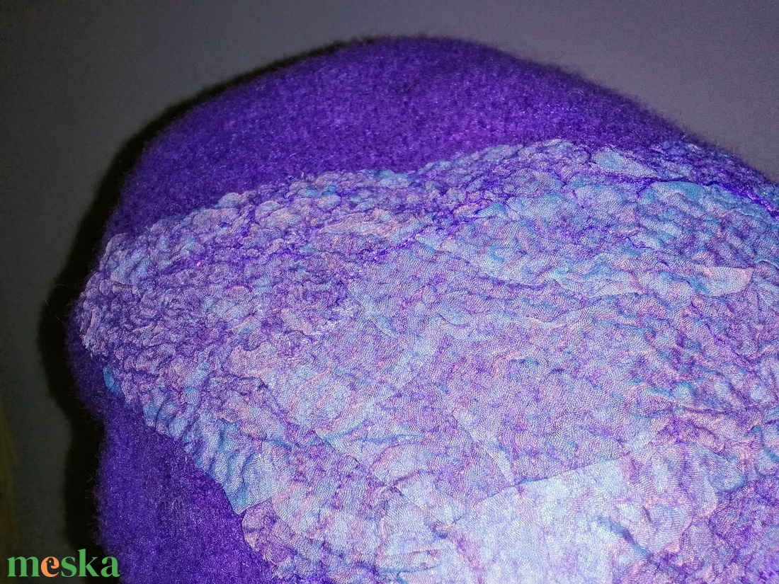 Nemez barett sapka  - ruha & divat - sál, sapka, kendő - sapka - Meska.hu