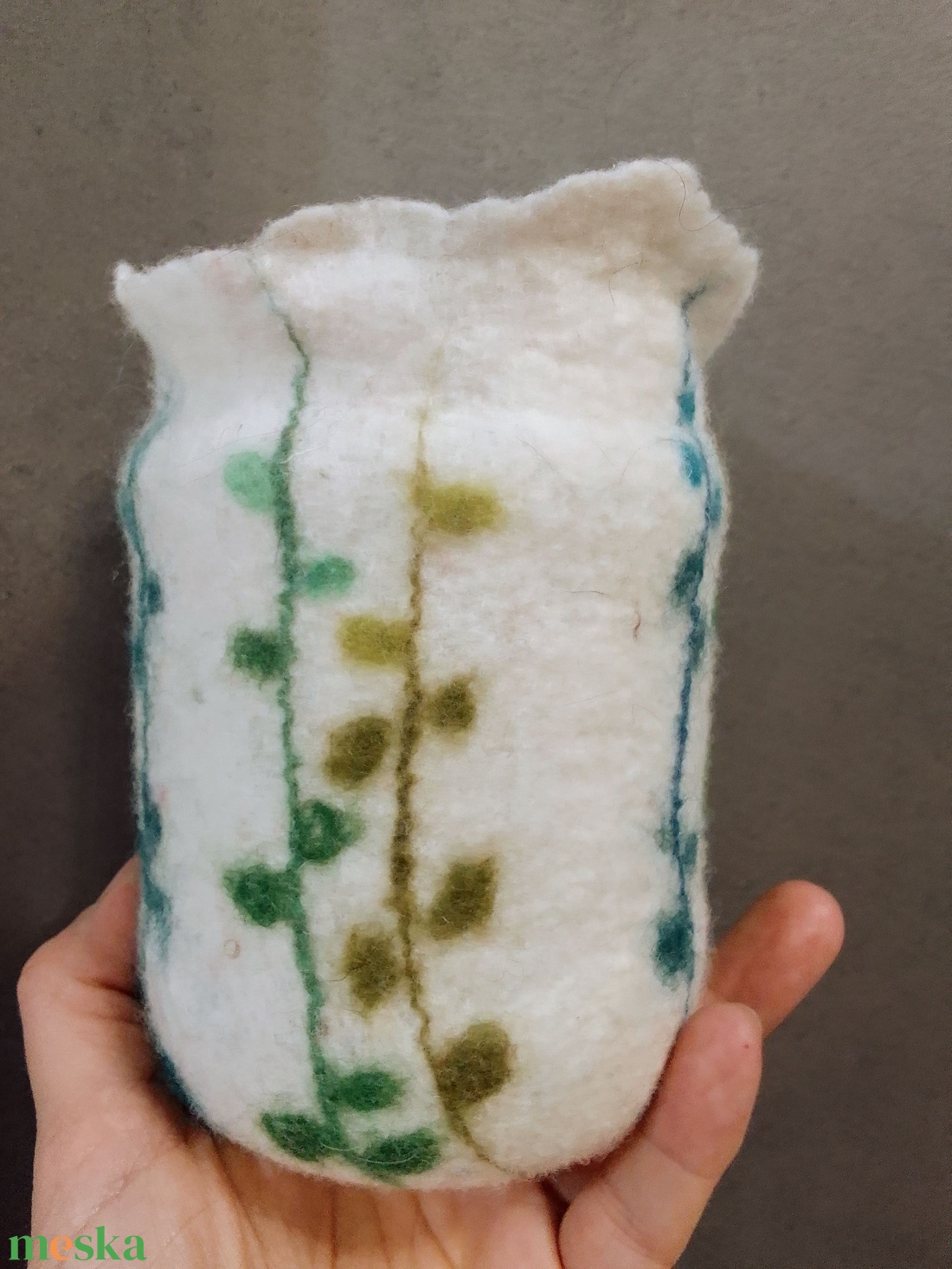 nemez lámpás - otthon & életmód - gyertya, illat, aroma - mécses és mécsestartó - Meska.hu