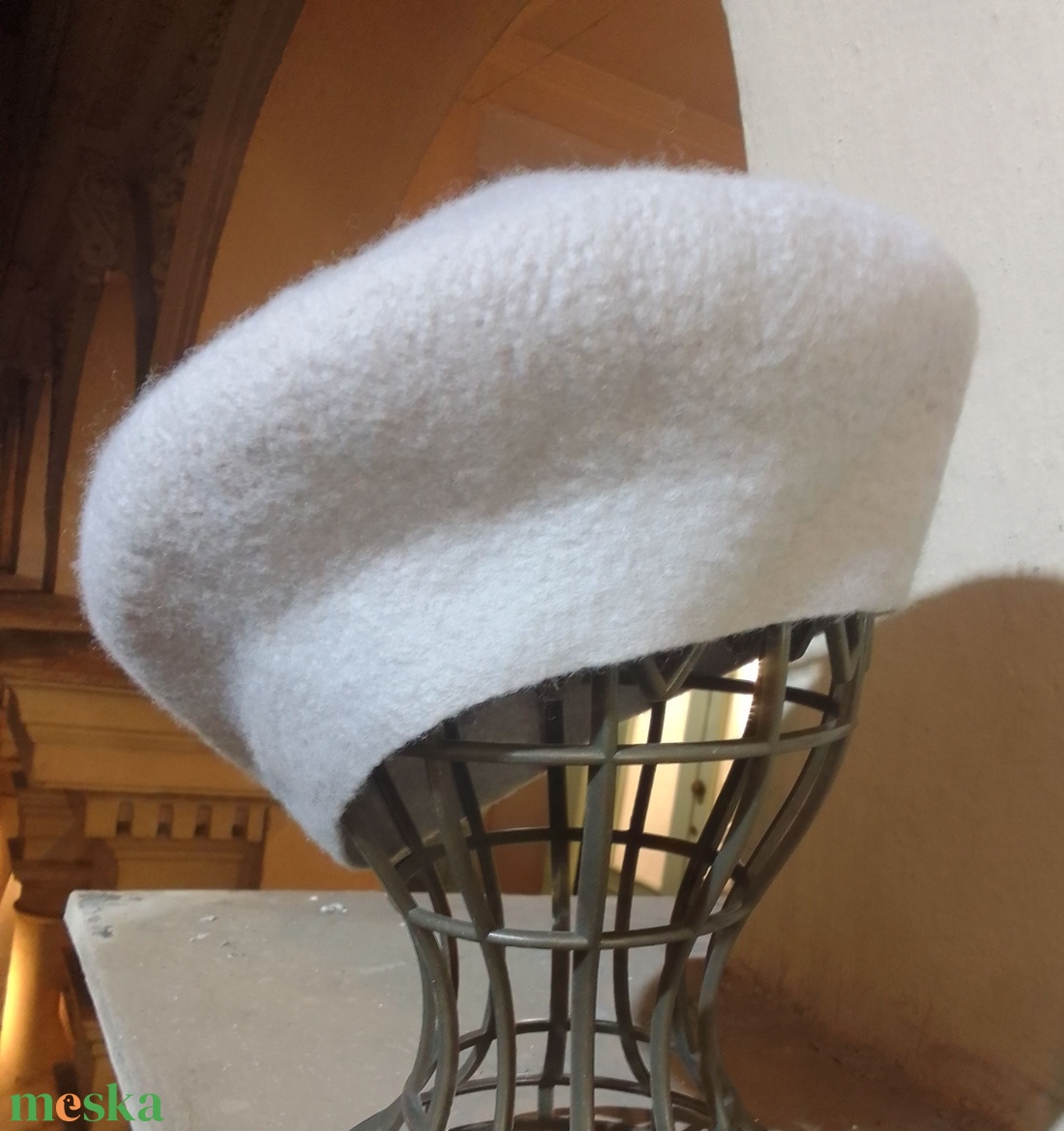 Nemez barett sapka  - ruha & divat - sál, sapka, kendő - sapka - Meska.hu