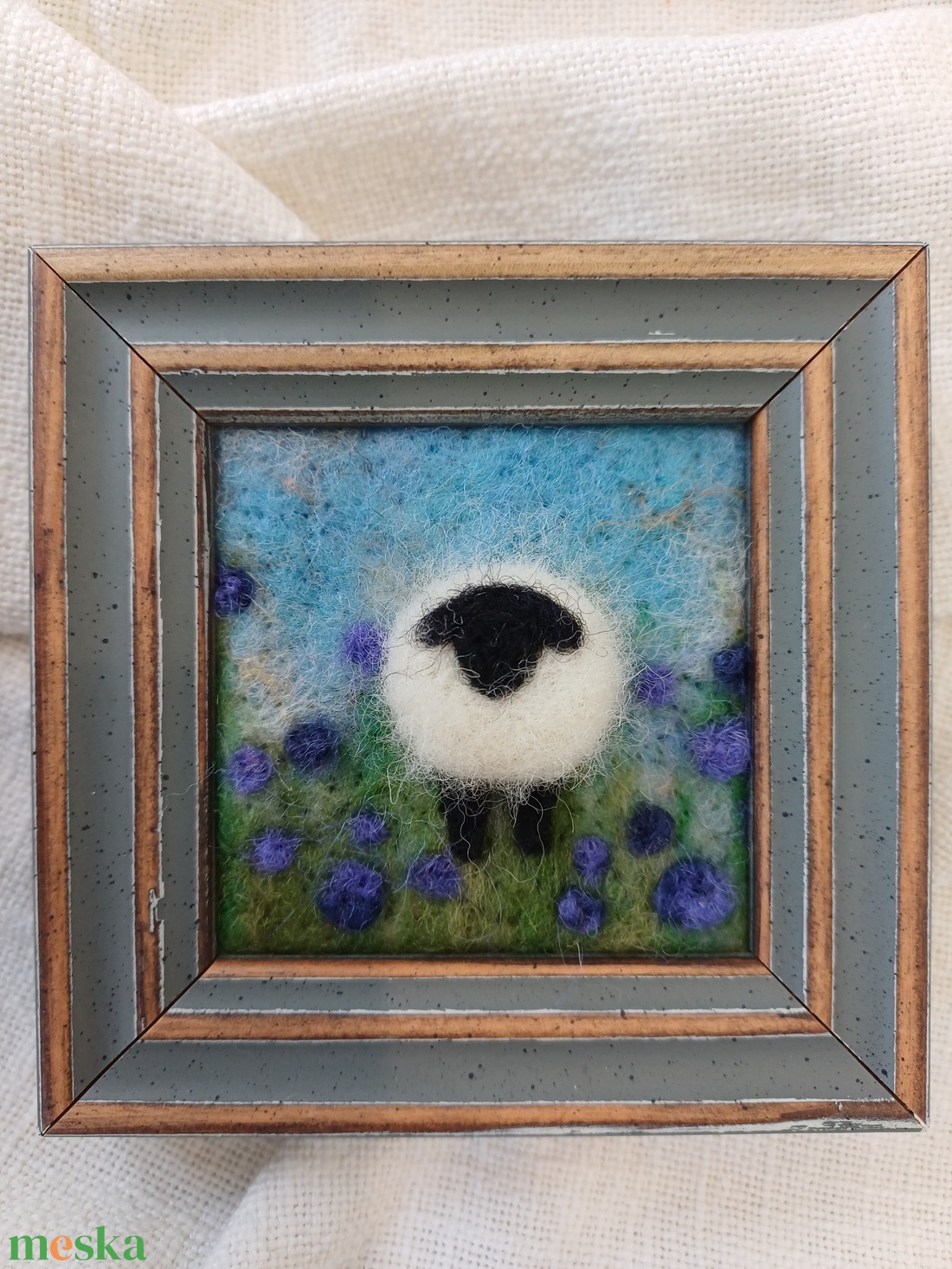Kicsi szép-mini nemez kép - művészet - textilkép - nemezelt - Meska.hu