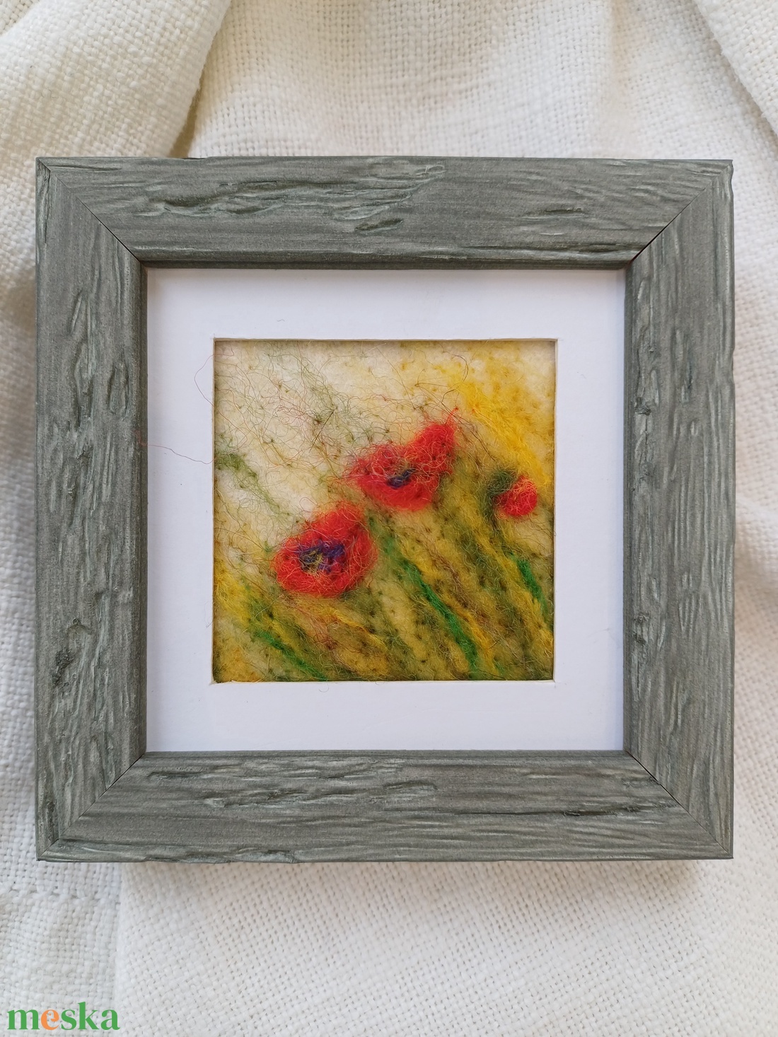 Kicsi szép-mini nemez kép - művészet - textilkép - nemezelt - Meska.hu