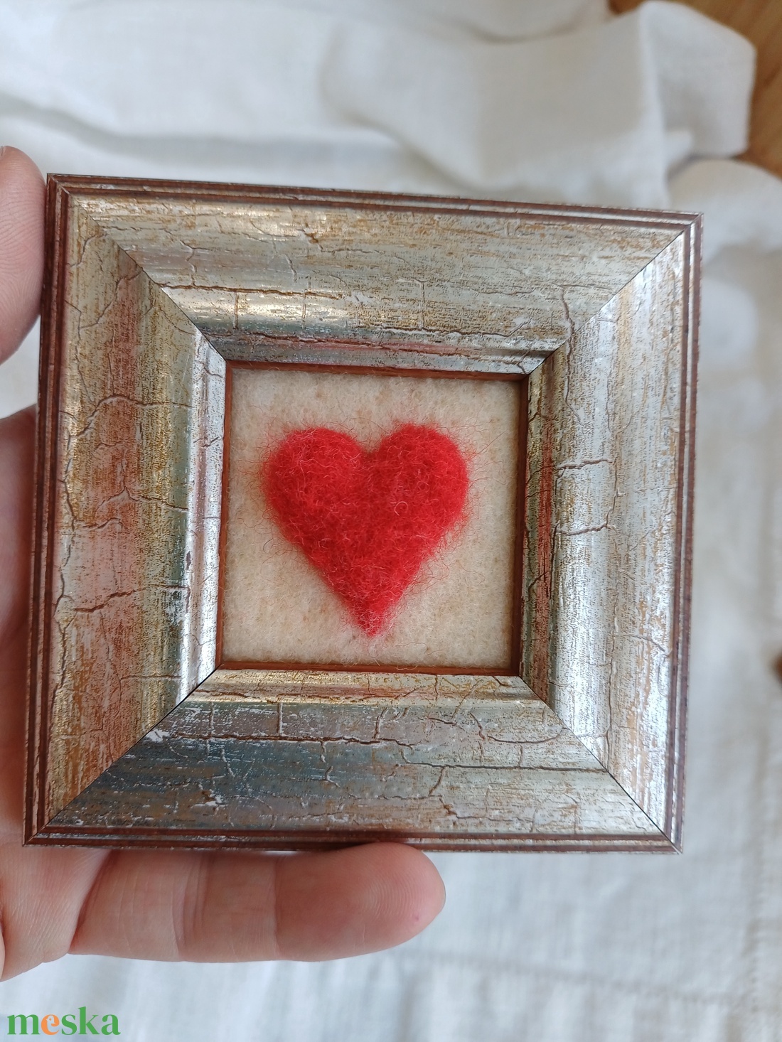 Kicsi szép-mini nemez kép - művészet - textilkép - nemezelt - Meska.hu