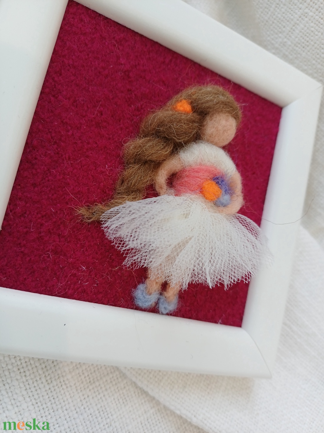 Kicsi szép-mini nemez kép - művészet - textilkép - nemezelt - Meska.hu