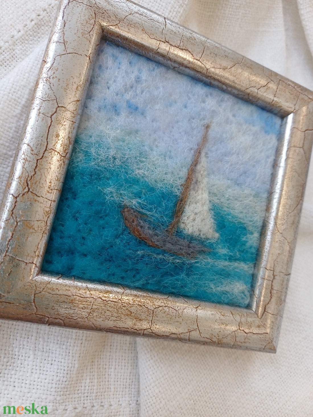 Kicsi szép-mini nemez kép - művészet - textilkép - nemezelt - Meska.hu