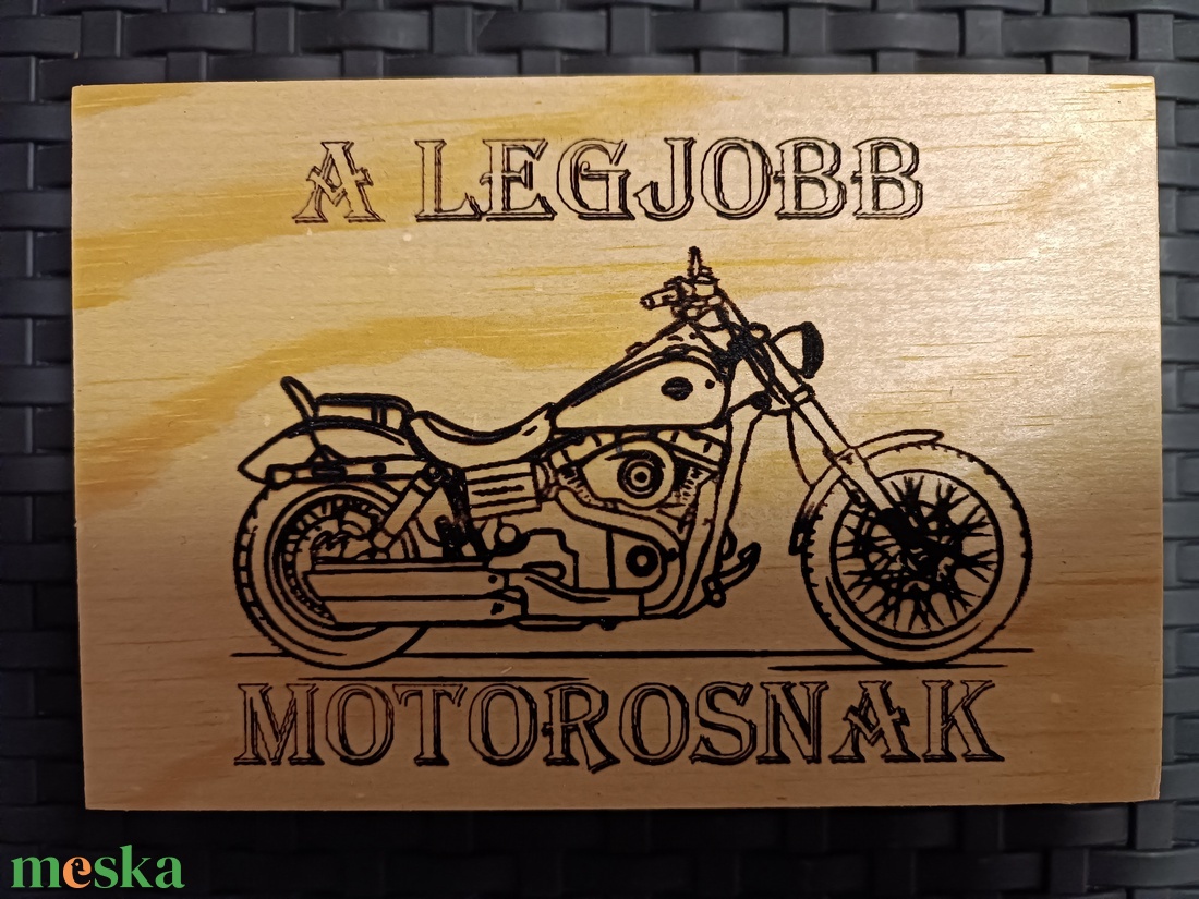 Chopper motoros Zsebóra ajándék fa dobozban egyedi kézműves - ékszer - karóra és ékszeróra - zsebóra - Meska.hu