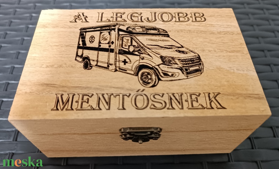 Mentős Zsebóra ajándék fa dobozban egyedi kézműves - ékszer - karóra és ékszeróra - zsebóra - Meska.hu
