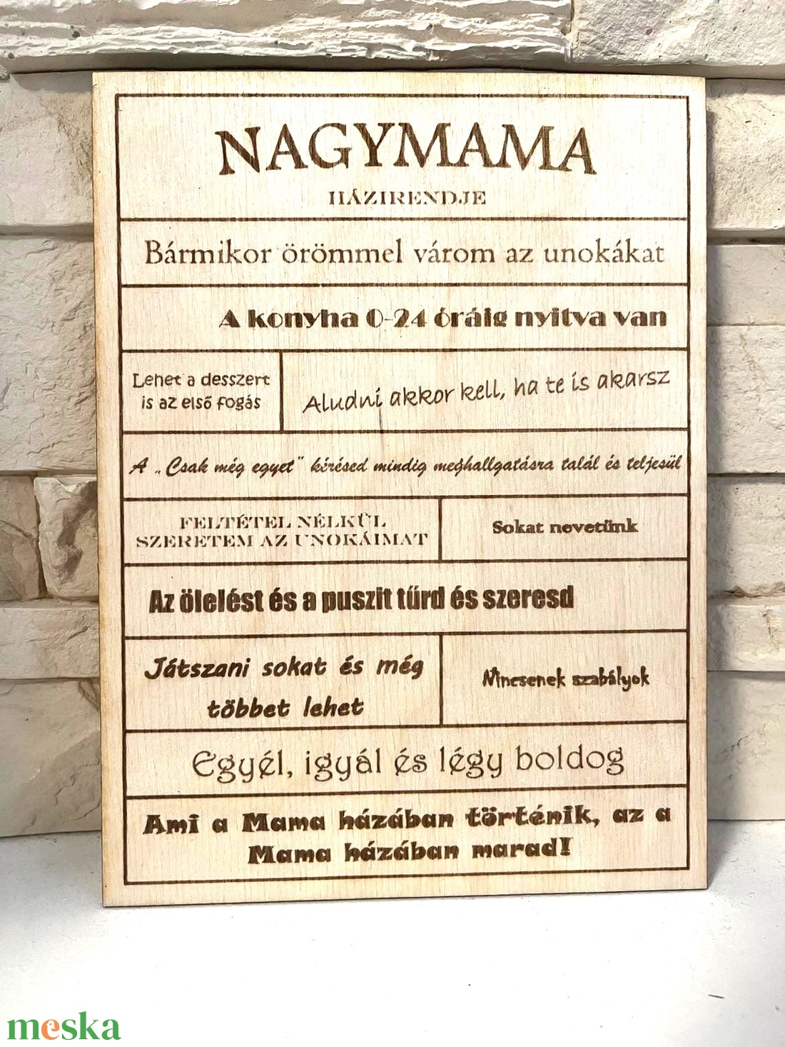 Nagymama tábla - esküvő - dekoráció - asztaldísz - Meska.hu Nagymama tábla - esküvő - dekoráció - asztaldísz - Meska.hu