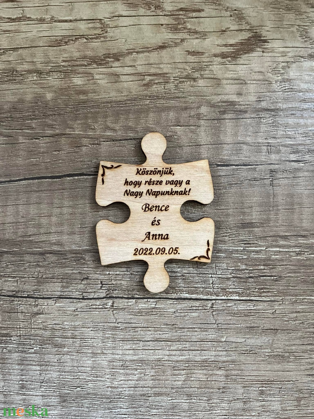 Köszönőajándék - Puzzle hűtőmágnes - esküvő - emlék & ajándék - köszönőajándék - Meska.hu Köszönőajándék - Puzzle hűtőmágnes - esküvő - emlék & ajándék - köszönőajándék - Meska.hu