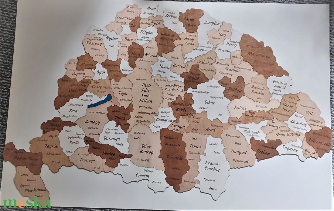 Nagy Magyarország fa térkép - otthon & életmód - dekoráció - fali és függő dekoráció - térkép - Meska.hu Nagy Magyarország fa térkép - otthon & életmód - dekoráció - fali és függő dekoráció - térkép - Meska.hu