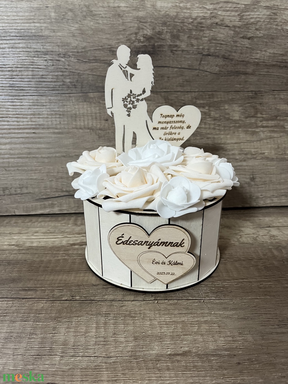 Szülőköszöntő rózsa box - esküvő - emlék & ajándék - szülőköszöntő ajándék - Meska.hu Szülőköszöntő rózsa box - esküvő - emlék & ajándék - szülőköszöntő ajándék - Meska.hu