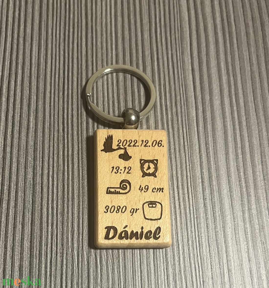 Kulcstartó - születési adatokkal - táska & tok - kulcstartó & táskadísz - kulcstartó - Meska.hu Kulcstartó - születési adatokkal - táska & tok - kulcstartó & táskadísz - kulcstartó - Meska.hu