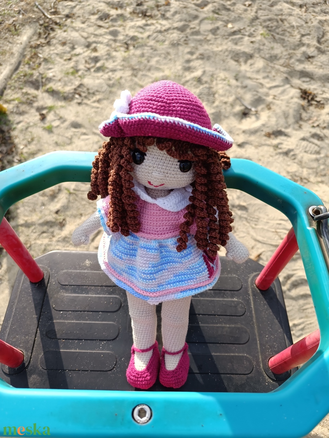 Névre szóló horgolt baba - játék & sport - baba & babaház - öltöztethető baba - Meska.hu