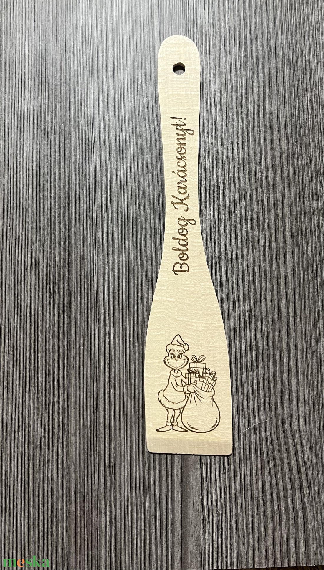 Gravírozott fakanál  - otthon & életmód - konyhafelszerelés, tálalás - sütés, főzés - fakanál & fakanáltartó - Meska.hu