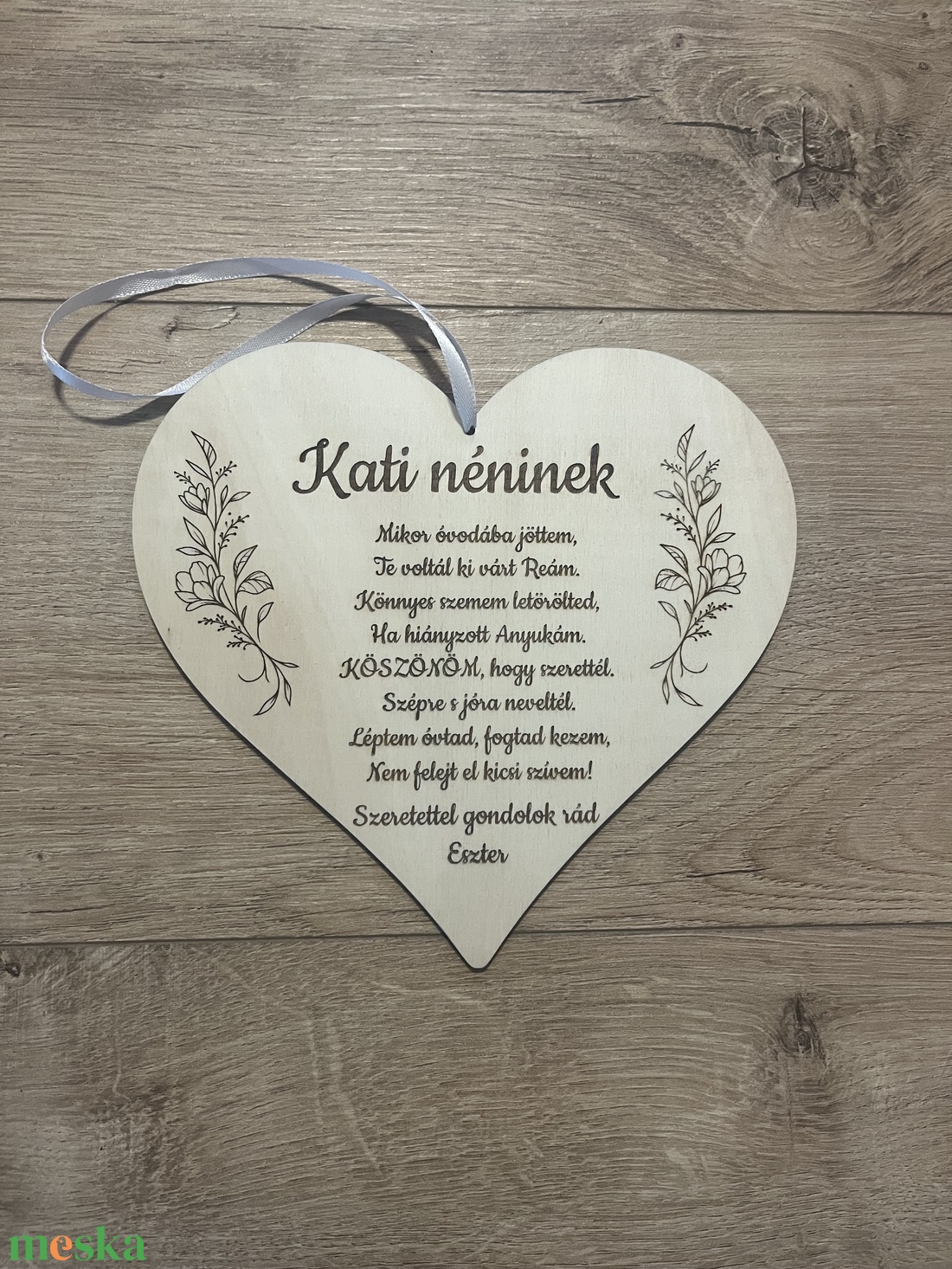 Ballagási ajándék - Fa tábla Óvónő - otthon & életmód - dekoráció - kép & falikép - táblakép - Meska.hu