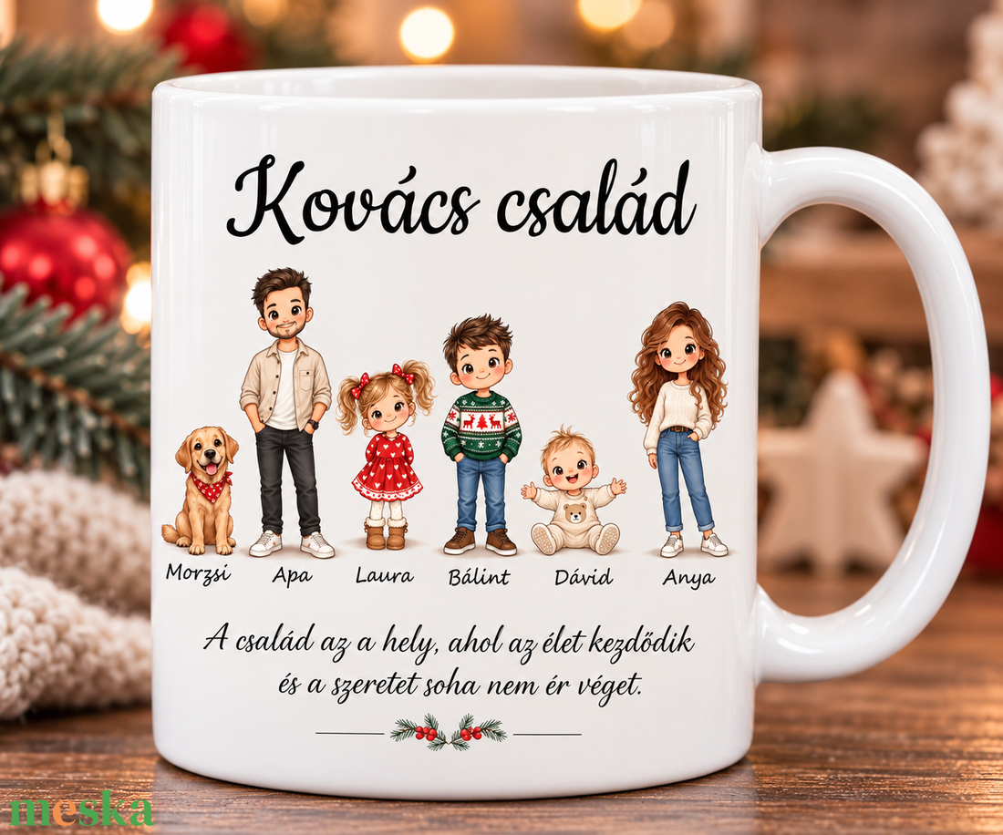 Karácsonyi bögre - többféle mintával - otthon & életmód - konyhafelszerelés, tálalás - tálalás - bögre & csésze - Meska.hu