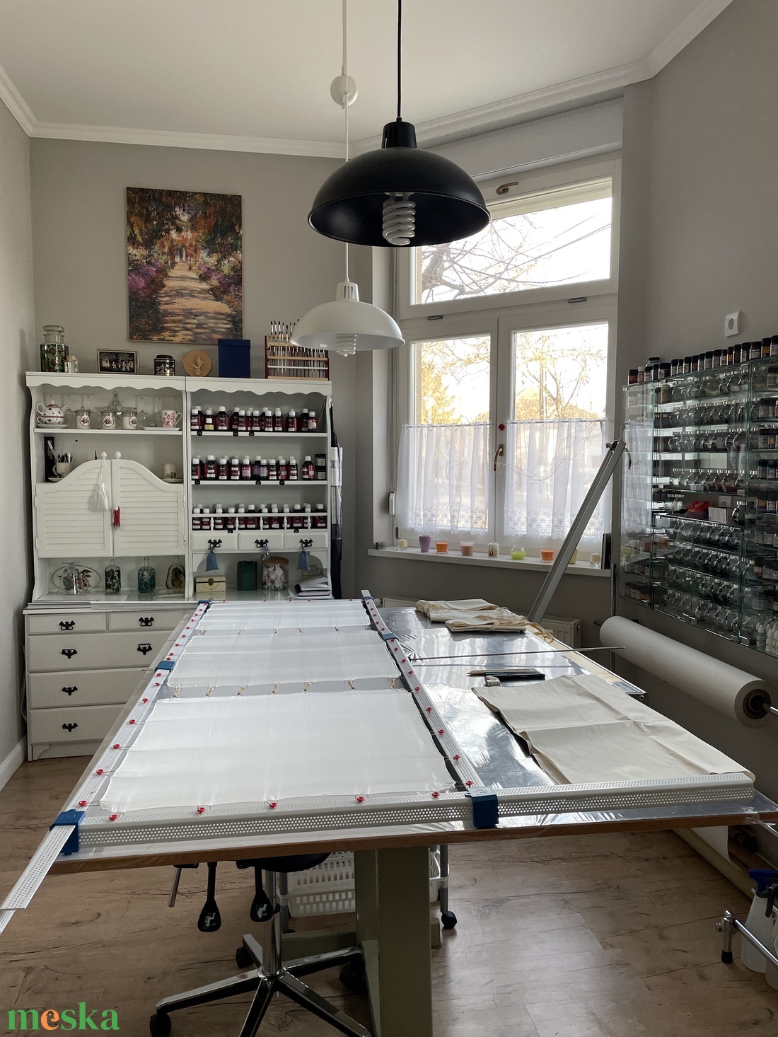 Selyemfestés (félnapos csomag) - diy (csináld magad) - workshop & tanfolyam - Meska.hu