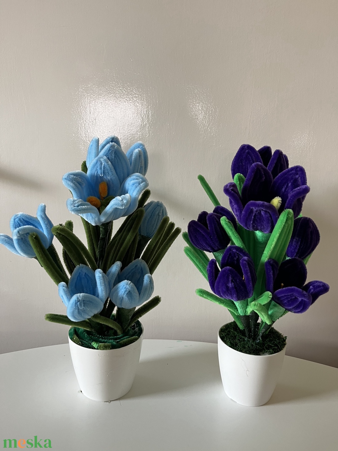 Tulipán cserépben - otthon & életmód - virágdekoráció - virágdíszek - virágdísz kaspóban - Meska.hu