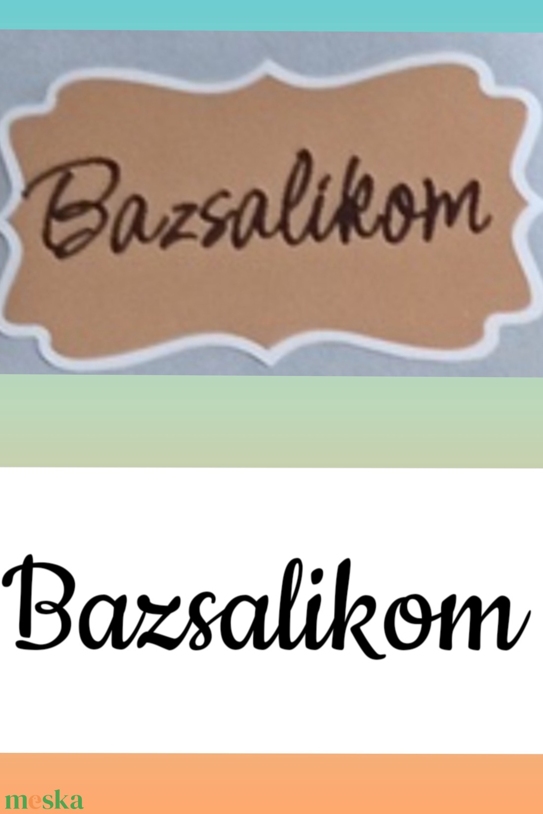 Fűszertartó cimke  - otthon & életmód - papír, írószer - matrica, matrica csomag - Meska.hu