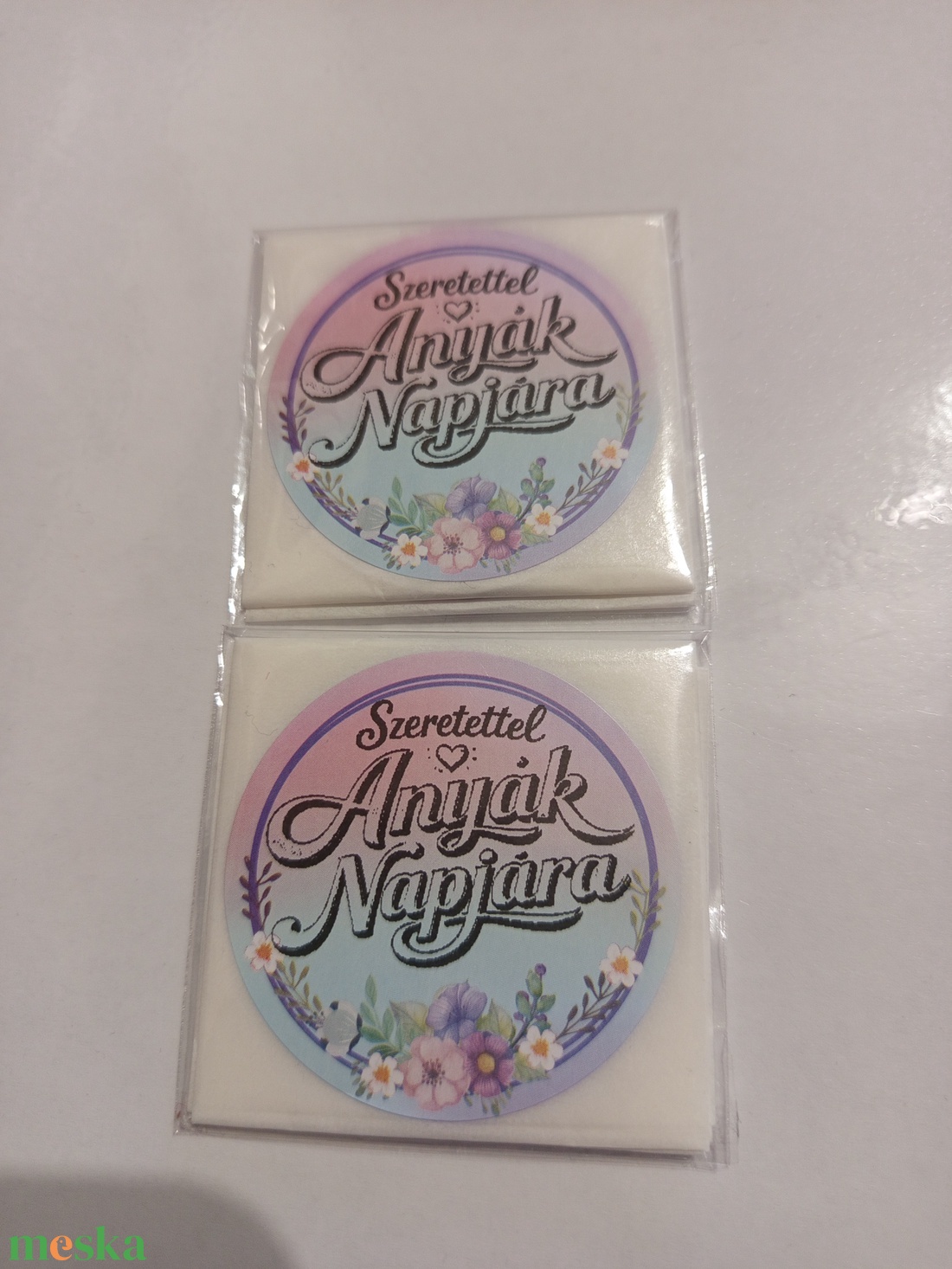 Szeretettel Anyák Napjára matrica  - kellékek & szerszámok - dekorációs kellékek - matricaív - Meska.hu