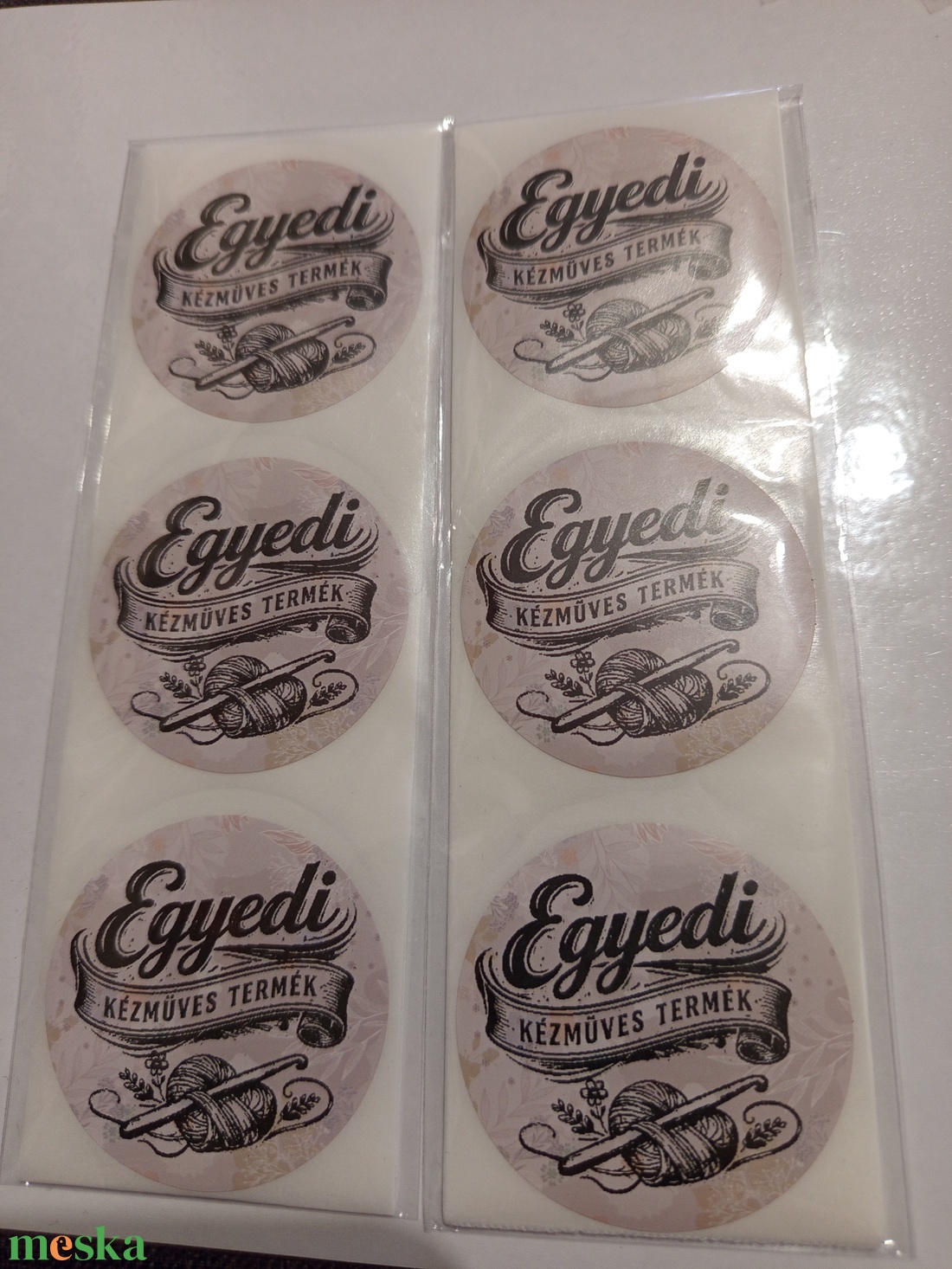 Kézműves Termék feliratú matrica  - otthon & életmód - papír, írószer - matrica, matrica csomag - Meska.hu