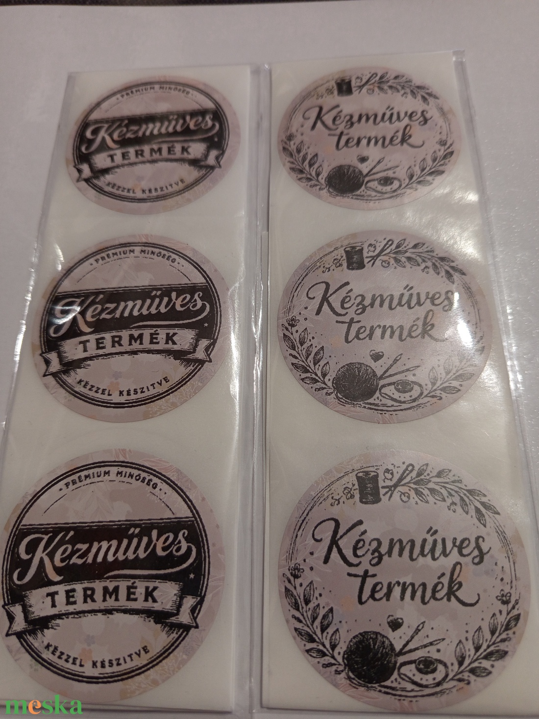 Kézműves Termék feliratú matrica  - otthon & életmód - papír, írószer - matrica, matrica csomag - Meska.hu