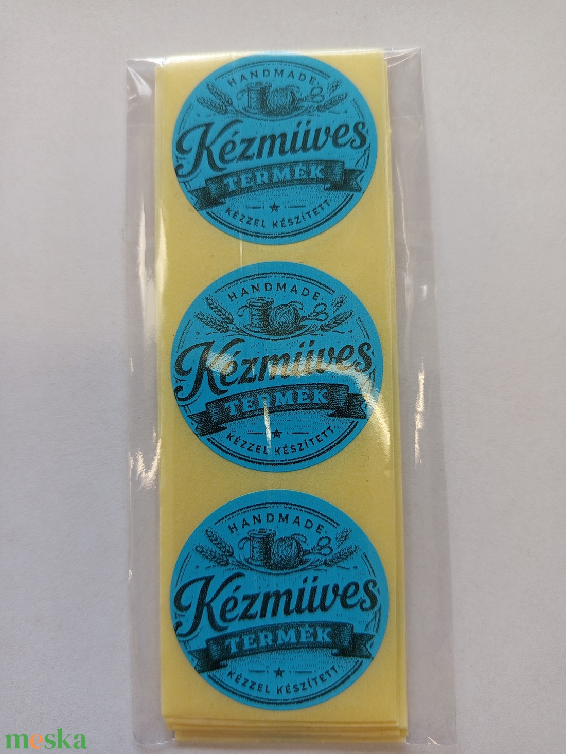 Kézműves Termék feliratú matrica. - kellékek & szerszámok - dekorációs kellékek - matricaív - Meska.hu