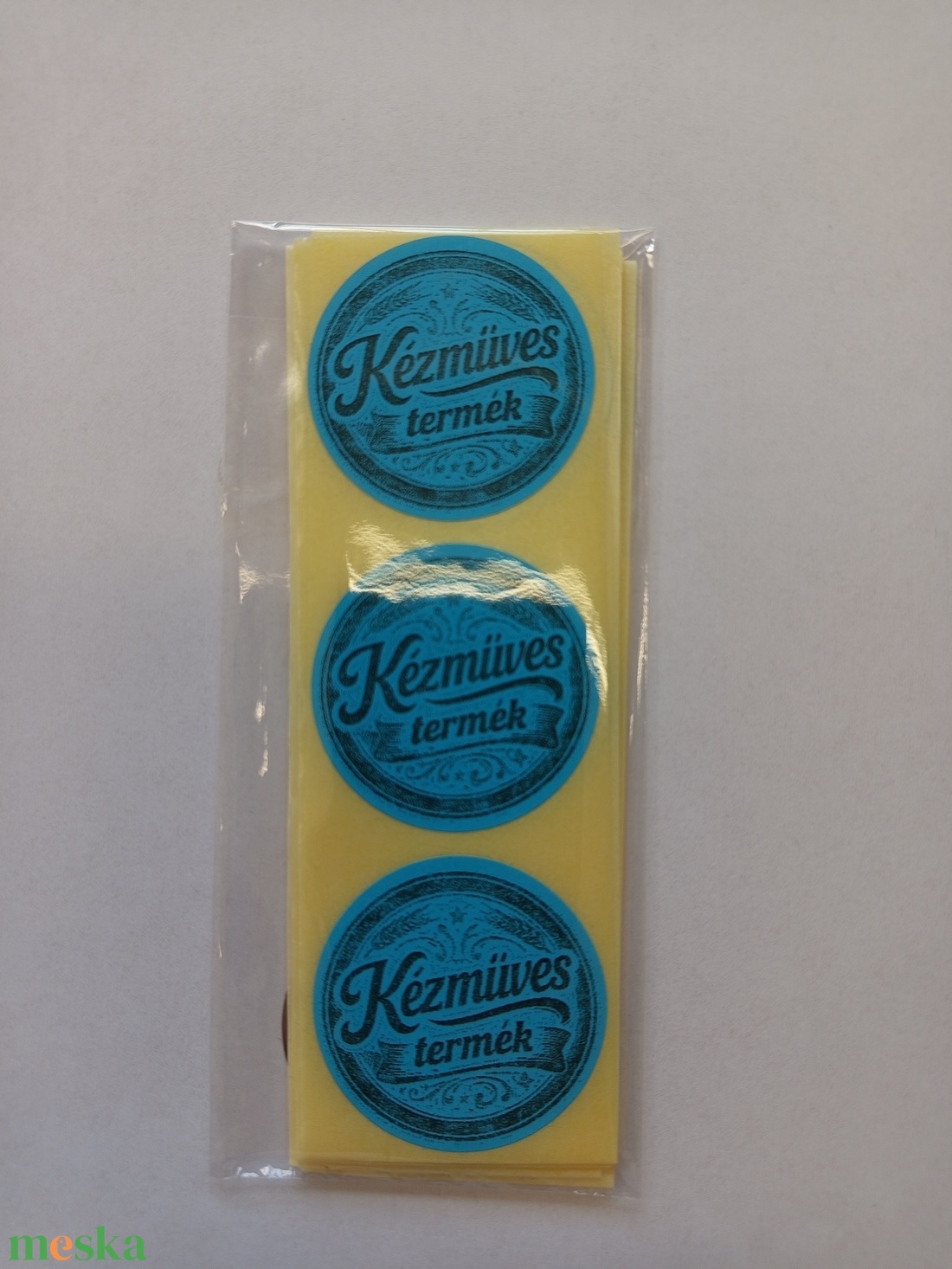 Kézműves Termék feliratú matrica. - kellékek & szerszámok - dekorációs kellékek - matricaív - Meska.hu