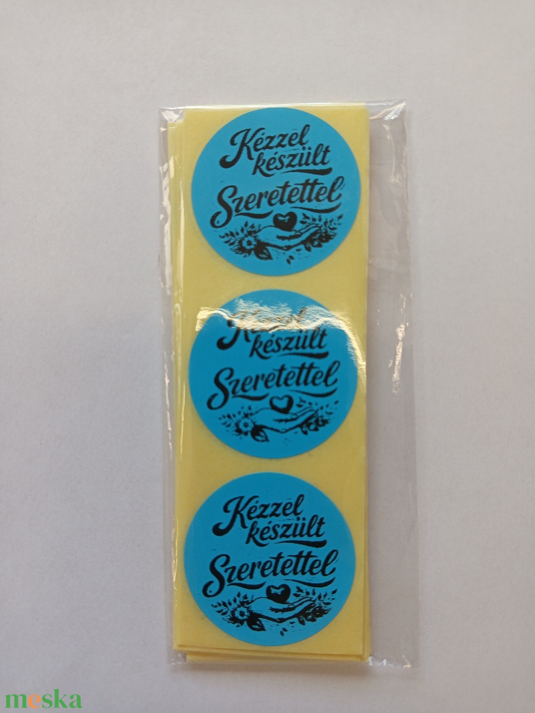 Kézműves Termék feliratú matrica. - kellékek & szerszámok - dekorációs kellékek - matricaív - Meska.hu