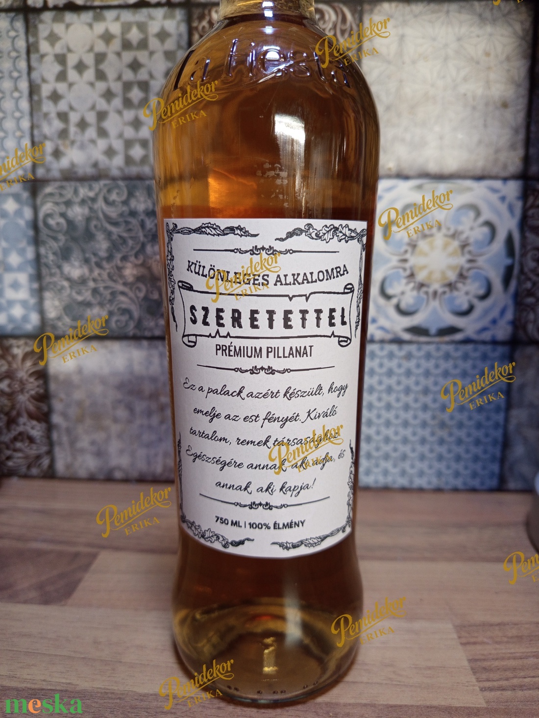 Prémium Üvegcímkék Borhoz, Whiskyhez - kellékek & szerszámok - dekorációs kellékek - matricaív - Meska.hu