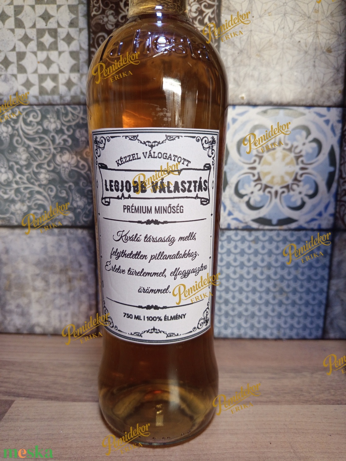 Prémium Üvegcímkék Borhoz, Whiskyhez - kellékek & szerszámok - dekorációs kellékek - matricaív - Meska.hu