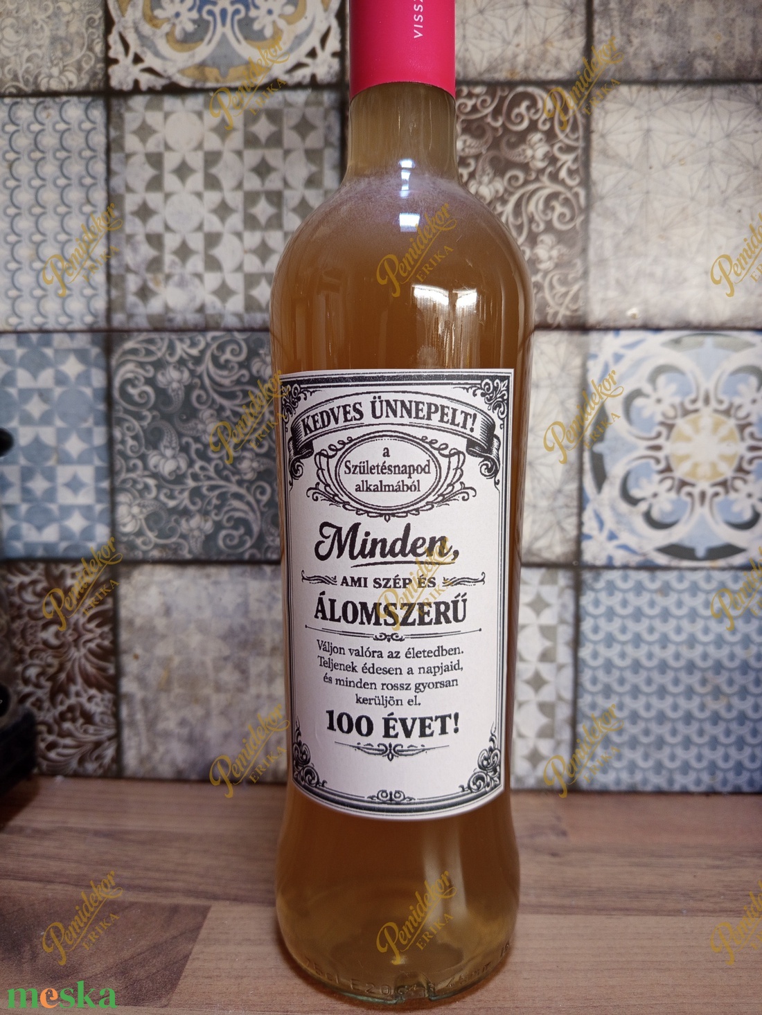 Prémium Üvegcímkék Borhoz, Whiskyhez - kellékek & szerszámok - dekorációs kellékek - matricaív - Meska.hu