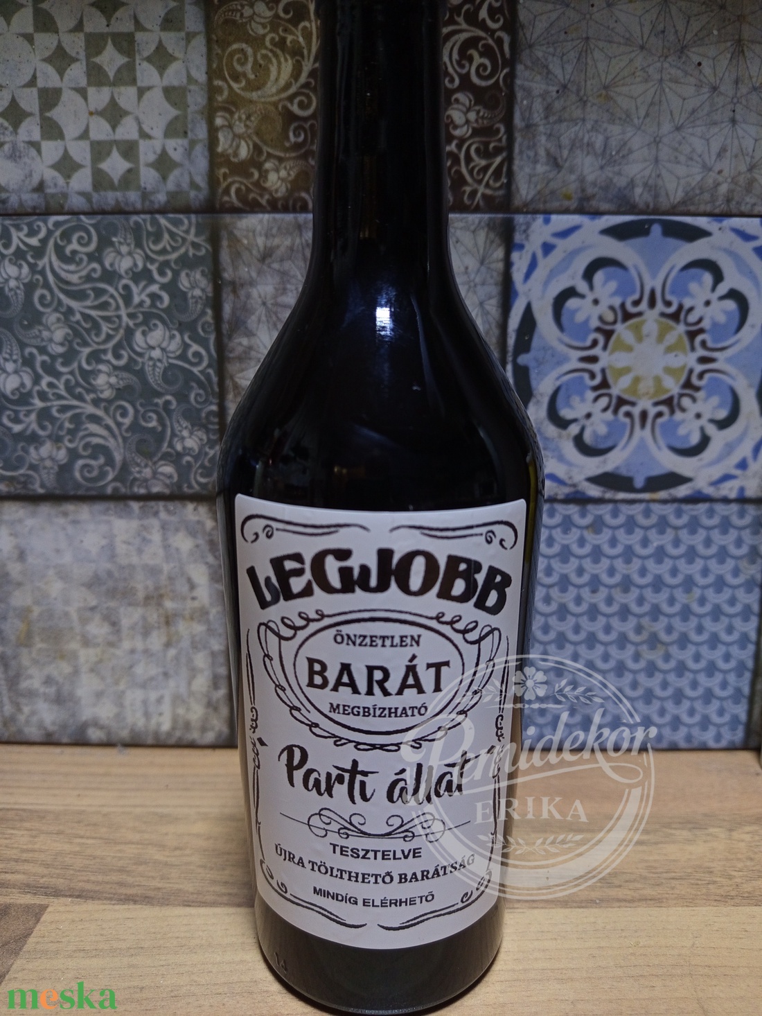 Prémium Egyedi Italcímke � Névre szóló, Vízálló és Szakadásmentes (70x100 mm) - kellékek & szerszámok - dekorációs kellékek - matricaív - Meska.hu