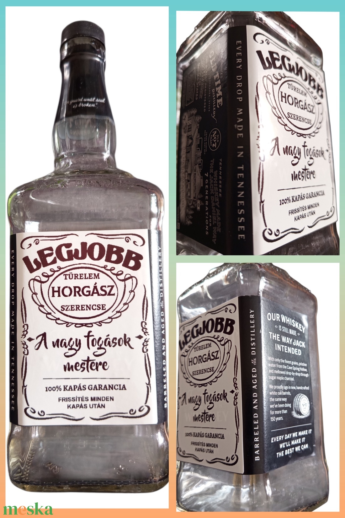 Egyedi whisky italcímke-(Áztatás nélkül!) - élelmiszer - öntapadós címke - Meska.hu