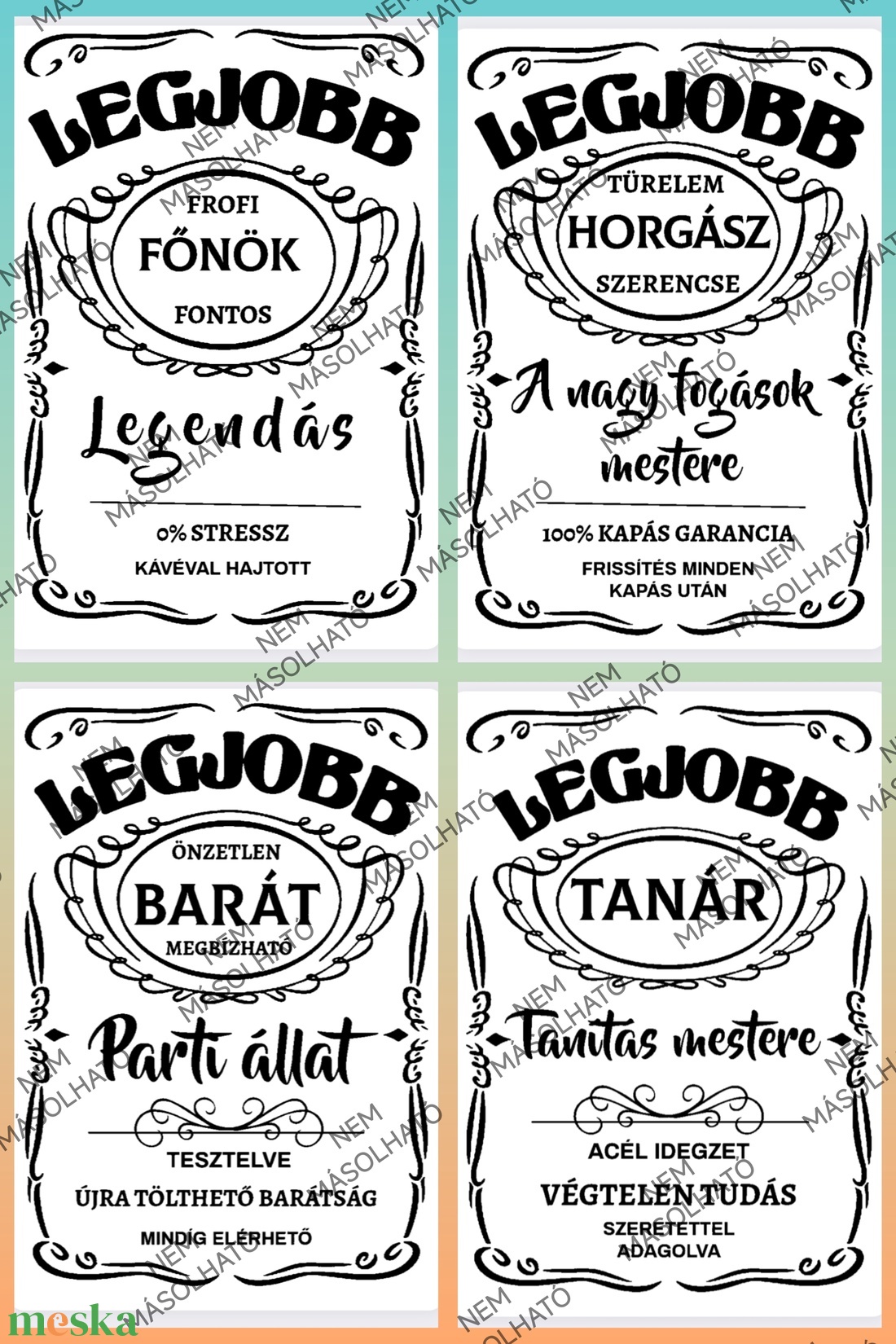 Egyedi whisky italcímke-(Áztatás nélkül!) - élelmiszer - öntapadós címke - Meska.hu