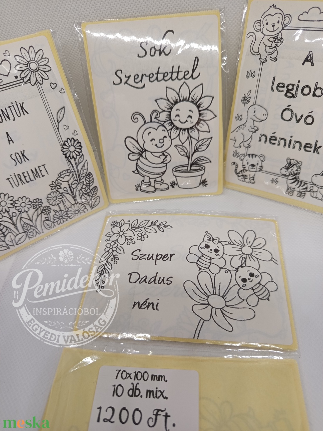 Színezhető Egyedi Matricák � Kézműves ajándékkísérők óvodásoknak, kisiskolásoknak. - kellékek & szerszámok - dekorációs kellékek - matricaív - Meska.hu