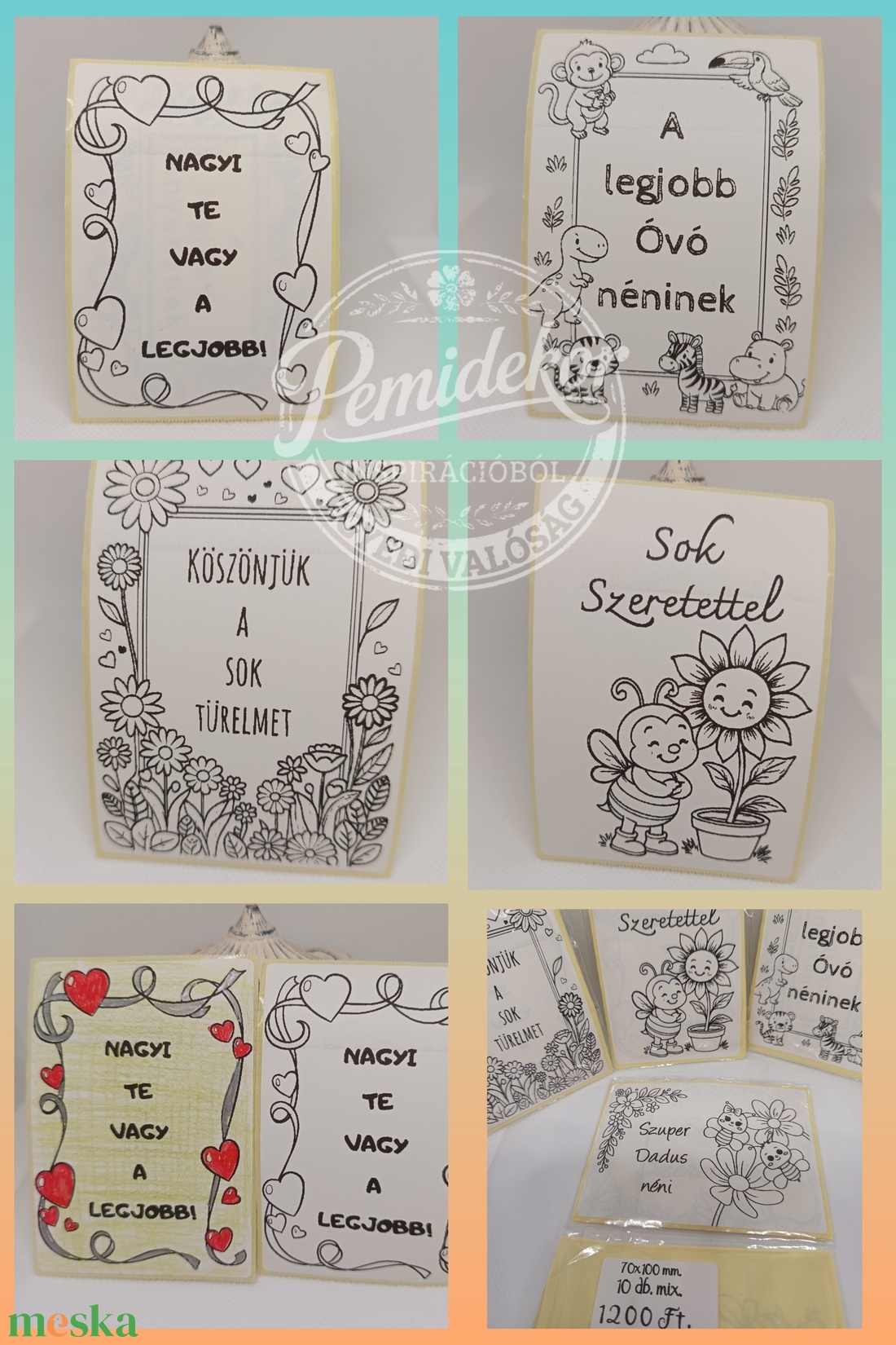 Színezhető Egyedi Matricák � Kézműves ajándékkísérők óvodásoknak, kisiskolásoknak. - kellékek & szerszámok - dekorációs kellékek - matricaív - Meska.hu