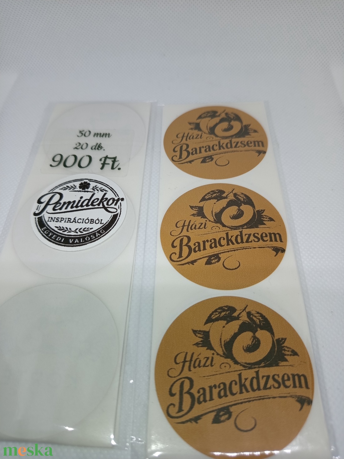 Barackdzsem matrica  - kellékek & szerszámok - dekorációs kellékek - matricaív - Meska.hu