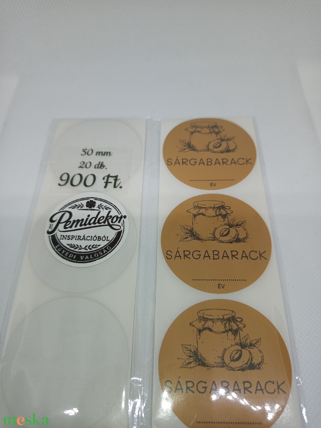 Sárgabarack matrica  - kellékek & szerszámok - dekorációs kellékek - matricaív - Meska.hu