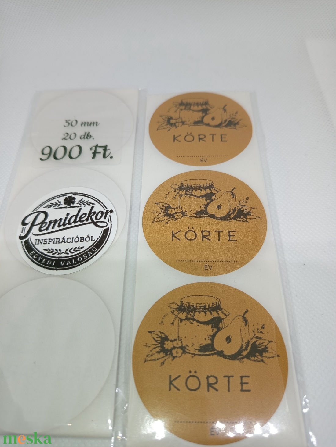 Körte matrica  - kellékek & szerszámok - dekorációs kellékek - matricaív - Meska.hu