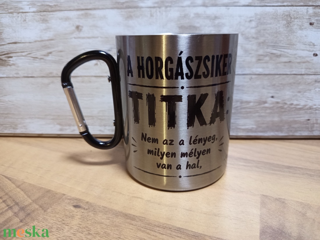 Duplafalú rozsdamentes bögre. - otthon & életmód - konyhafelszerelés, tálalás - tálalás - bögre & csésze - Meska.hu