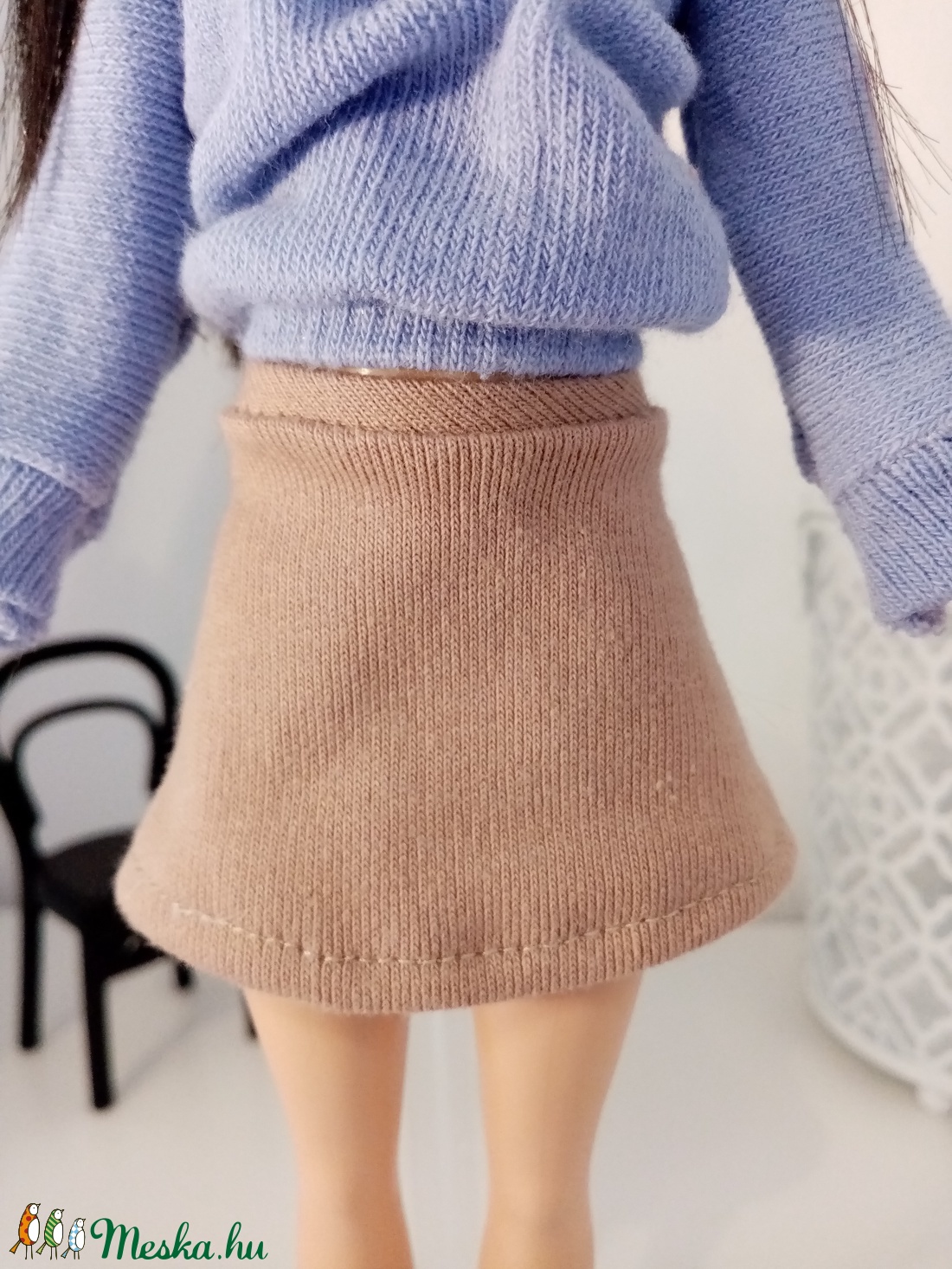 Barbie pulóver miniszoknyával - játék & sport - baba & babaház - babaruha, babakellék - Meska.hu