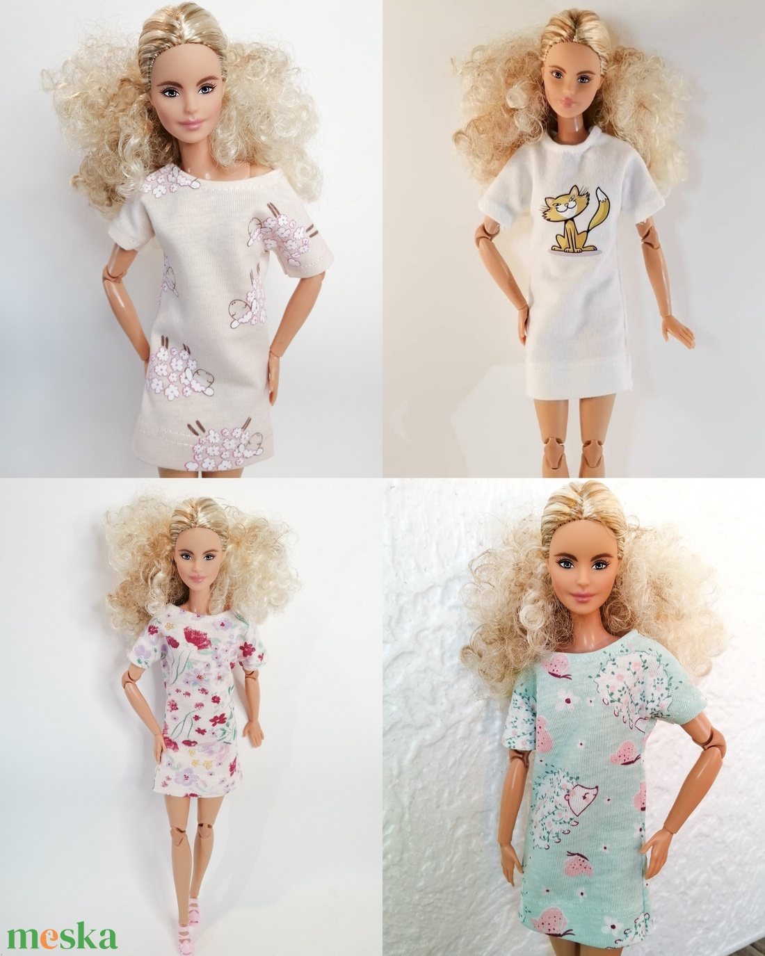 Barbie ruha szabásminta - 2 db ruha - diy (csináld magad) - szabásminta, útmutató - szabásminta - Meska.hu Barbie ruha szabásminta - 2 db ruha - diy (csináld magad) - szabásminta, útmutató - szabásminta - Meska.hu