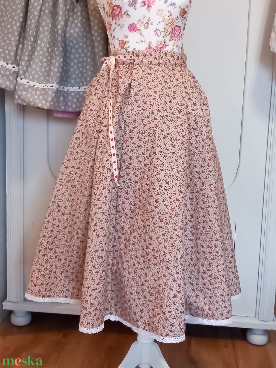 Néptáncos szoknya,  próbaszoknya - ruha & divat - női ruha - szoknya - Meska.hu